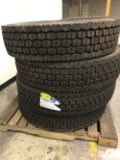 (NEW & UNUSED) QTY OF (4) KING RUN 11R22.5 TIRES