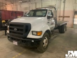 2004 FORD F650 XL SUPER DUTY SINGLE AXLE ROLLBACK TRUCK VIN: 3FRNF65K74V652261