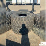 QTY OF (2) 26.5X25 TIRES