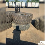 QTY OF (2) 26.5X25 TIRES