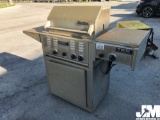 TEC STERLING GAS GRILL, 4 BURNER W/ STOVE TOP