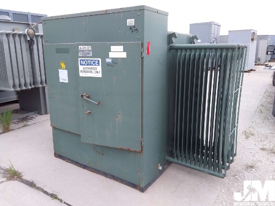 UNDERGROUND TRANSFORMER/POWER DISTRIBUTION CENTER, 1000KVA, ***ITEM DAMAGED IN 2019 IOWA