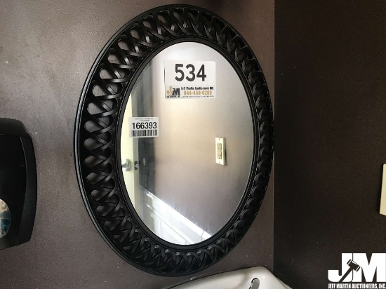 OVAL WALL MOUNT MIRROR