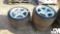 (4) CONTINENTAL EXTREME CONTACT TIRES, (2) 235/40ZR18 TIRES ON 8