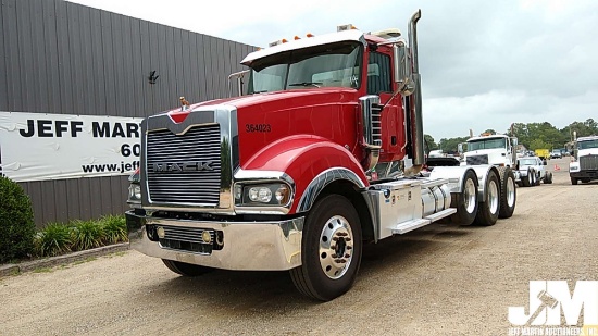 2014 MACK TD713 TITAN VIN: 1M1BD01Y0EM001523 TRI AXLE DAY CAB TRUCK TRACTOR