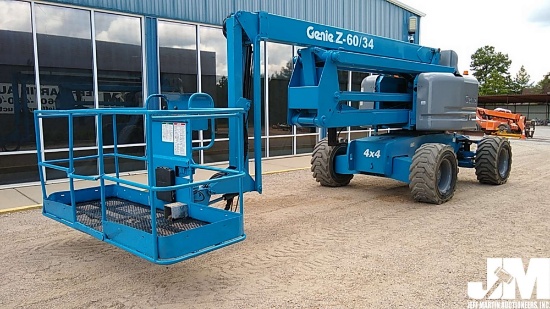 2007 GENIE Z60/34 60' 4X4 ARTICULATED BOOM LIFT SN: Z6007-7905