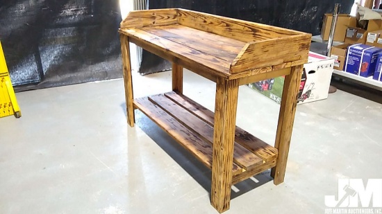 4.5' TREATED WOOD POTTING TABLE