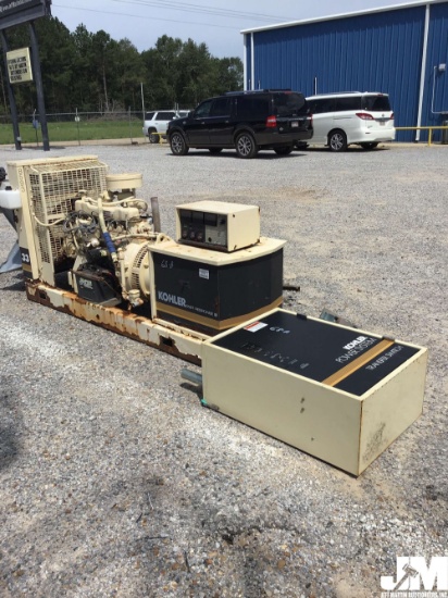 KOHLER 33RZ62 FAST RESPONSE II KW 34 SKID MOUNTED GENERATOR 293442