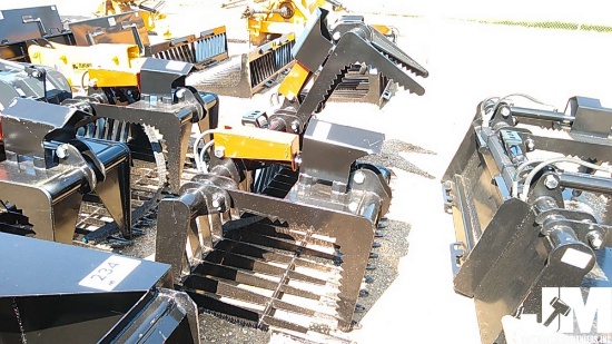 (UNUSED) 75" SKELETON DUAL GRAPPLE BUCKET