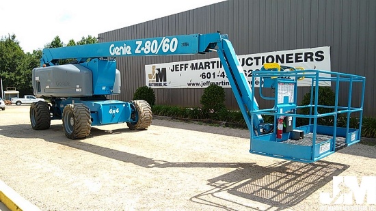 2008 GENIE Z80/60 80' 4X4 ARTICULATED BOOM LIFT SN: Z8008-2011