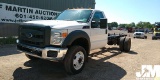 2012 FORD F-550XL SD SINGLE AXLE CAB & CHASSIS VIN: 1FDUF5GY9CEC71585