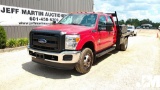 2014 FORD F-350XL SD SINGLE AXLE FLATBED VIN: 1FT8W3DT6EEA37054