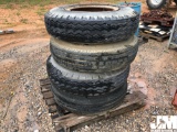 QTY OF (4) 10.00-20 TIRES