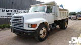 1999 FORD F-SERIES SINGLE AXLE DUMP TRUCK VIN: 3FENF80C9XMA20937