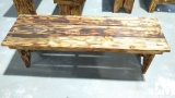 4.5' TREATED WOOD BENCH