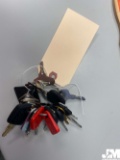 SET OF EQUIPMENT KEYS TO FIT VARIOUS MANUFACTURERS