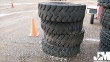 QTY OF (4) MICHELIN STABIL'X 12.00R20 SOLID FILL FORKLIFT TIRES