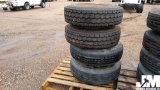 QTY OF (2) TANDEM SETS OF 10.00R15TR TIRES MOUNTED ON