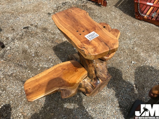 3 TIER TEAK WOOD SHELF