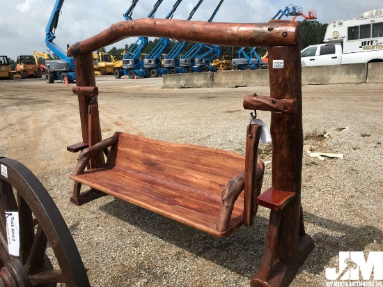 TEAK WOOD LOG SWING