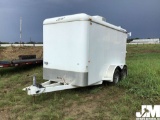 2007 S & H TRAILERS 6012 CARGO BH ENCLOSED TRAILER 6'6