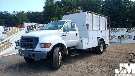 2000 FORD F-650 S/A UTILITY TRUCK VIN: 3FDWF6544YMA44305