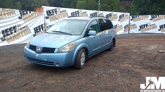 2004 NISSAN QUEST VIN: 5N1BV28UX4N312666 MINI-VAN