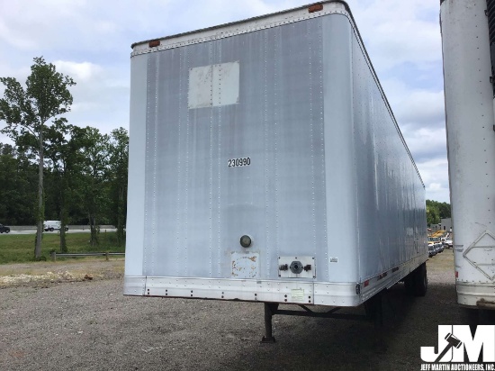1998 TRAILMOBILE 53'X102" VAN TRAILER VIN: 1PT01JAH8W6007100