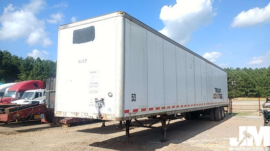 2000 WABASH NATIONAL CORPORATION WABASH NATIONAL CORPORATION 53'X102" VAN TRAILER VIN: 1JJV532W3YL61