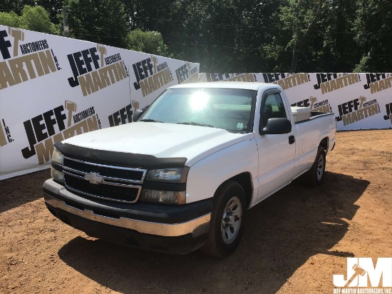 2006 CHEVROLET SILVERADO 1500 REGULAR CAB PICKUP VIN: 1GCEC14V06Z248634