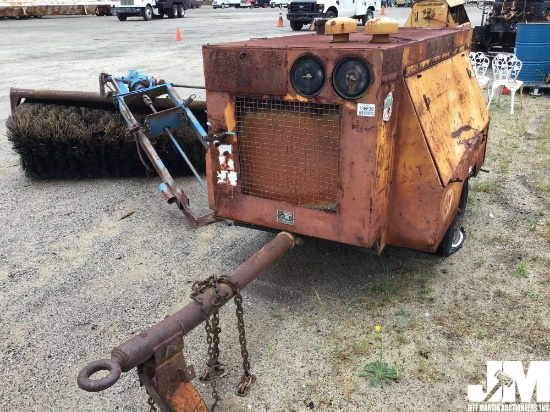 1986 SULLIVAN PALATEK D125Q PORTABLE AIR COMPRESSOR SN: 203393