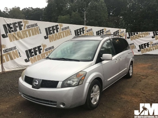 2004 NISSAN QUEST VIN: 5N1BV28U74N352056 MINI-VAN