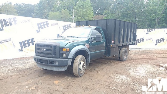 2010 FORD F-450 SINGLE AXLE DUMP TRUCK VIN: 1FDAF4GR6AEA49380