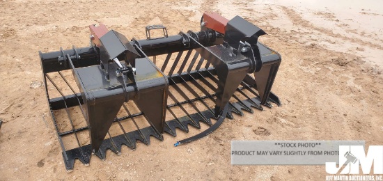 (UNUSED) 76" SKELETON DUAL GRAPPLE BUCKET