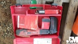 HILTI POWDER ACTUATED TOOL BATTERY POWERED