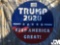 TRUMP 2020 METAL SIGN