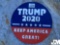 TRUMP 2020 METAL SIGN