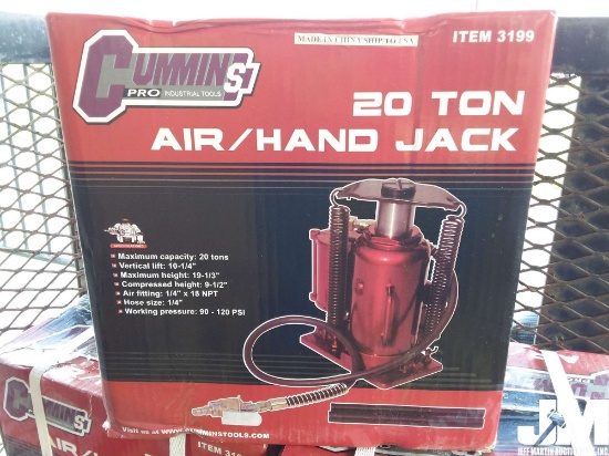 (UNUSED) CUMMINS PRO 20 TON AIR/HAND JACK