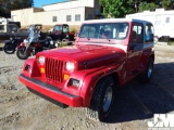 1991 JEEP WRANGLER VIN: 2J4FY69S4MJ127378 SUV