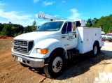 2000 FORD F-650 UTILITY TRUCK VIN: 3FDNF6545YMA11177