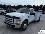 2008 FORD XL F-350 SD S/A UTILITY TRUCK VIN: 1FDWF36R68EB90851