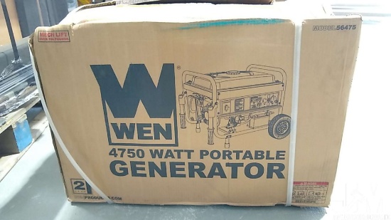 (UNUSED) WEN 4750 WATTS PORTABLE GENERATOR