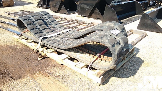 SET OF (2) 18" RUBBER TRACKS TO FIT MINI EXCAVATOR