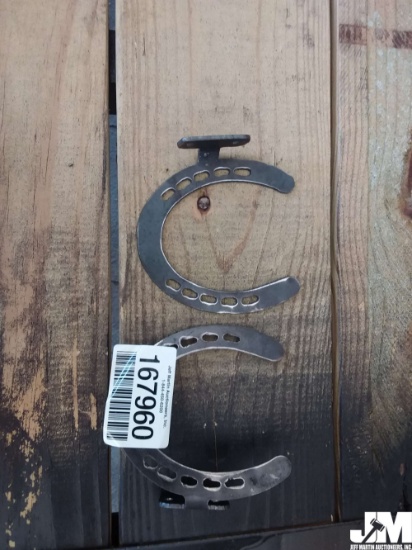 (2) HORSESHOE HOOKS