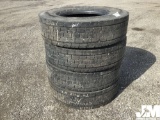 QTY OF (4) USED 11R22.5 CONTINENTAL HDR2 TIRES
