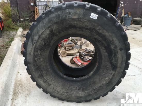 QTY OF (1) DOUBLE COIN 20.5R25 TIRE, TO FIT WHEEL