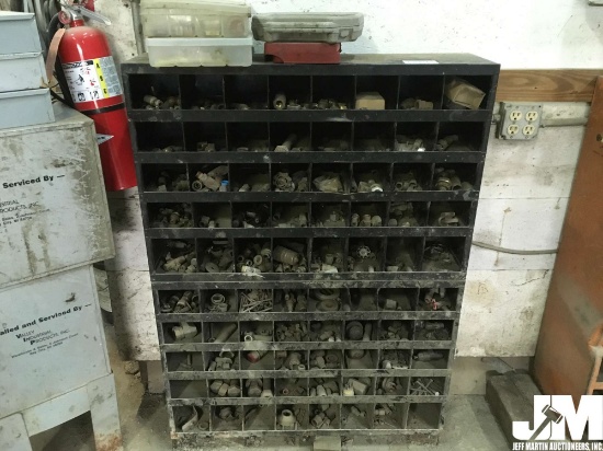 BOLT BIN WITH CONTENTS