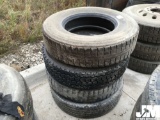 QTY OF (4) MISC 11R22.5 TIRES