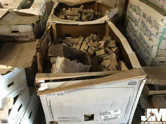 QTY OF (2) PALLETS OF MISC STONE AND BLOCK