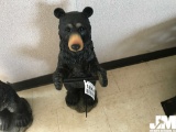 WOODEN BEAR W/ PAPER HOLDER